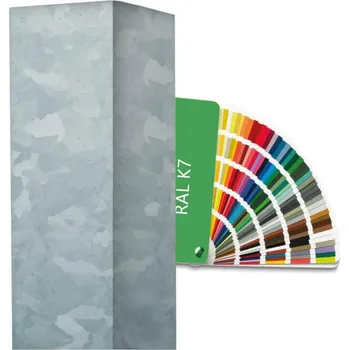 Plotový sloupek Sloupek 80x80x3000mm k brance RAL