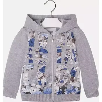 Dívčí mikina Mikina dívčí zateplená Mayoral šedá velikost 110