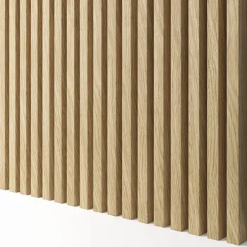 Obklad Lamele 3D Lamely ŠIROKÉ - DUB EVROPSKÝ, 30 x 40 x 2750 mm