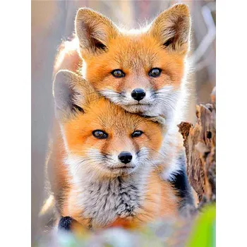 Mozaiková sada DIAMANTOVÁ MOZAIKA LIŠKA 06 - SLEVA -50%