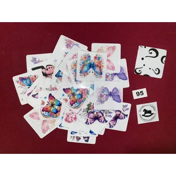 Karetní hra HandMade by VeJa Velké pexeso vel.XL č.95 - Motýl (36kousků)