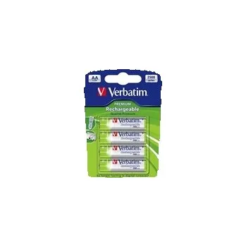 Článková baterie Baterie Verbatim NiMH AA, 1.2V, 2500mAh, tužka, 4 pack