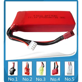 RC model Akumulátor 11.1V 2700mAh 3S Lipo batery FT012 battery pro drony, lodě Huanqi 734