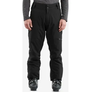 Snowboardové kalhoty WEDZE Pánské hřejivé lyžařské a snowboardové kalhoty prodyšné 500 M ČERNÁ