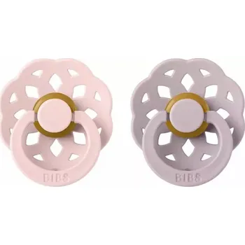 BIBS Boheme dudlíky z přírodního kaučuku 2ks velikost 1 (0-6měs) Blossom/Dusty Lilac