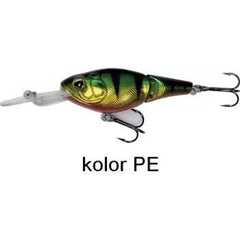 Wobler ROB. FAT SNAKE F75 PE (Dvoudílný plovoucí wobbler s dlouhou lopatkou, podsaditý, má široké-tělo, zabiják pro téměř všechny dravce. Fat Snake se po pádu do vody snadno ponoří a ihned předvádí dokonalý pohyb. Už při minimálním potáhnutí krásně pracuj