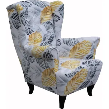 Křeslo Křeslo ušák LADA světle šedožlutá