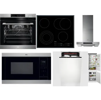 Set domácích spotřebičů AEG BSK792380M + AEG Mastery DirectTouch HK654070FB + AEG Mastery DBB5660HM + AEG Mastery MSB2547D-M + AEG Mastery MaxiFlex FSE73507P + AEG TSC6M181ES