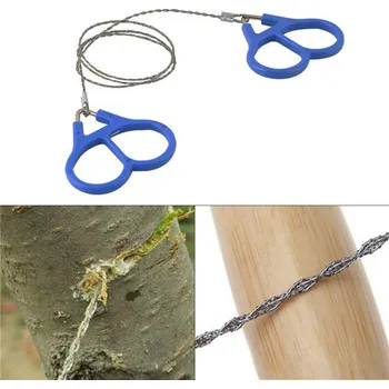 Vybavení pro přežití Venkovní plastové ocelové dráty Pily prstenů Scroll Emergency Survival Gear Cestování Camping Pěší turistika Lov Horolezectví Nástroj na přežití Hot selling