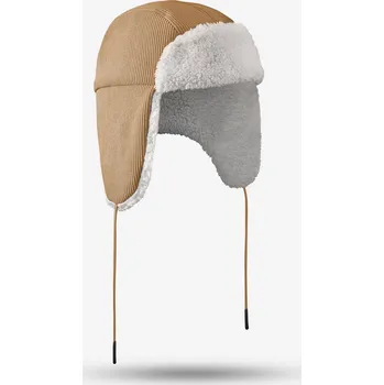 Čepice WEDZE Lyžařská beranice Trendy 500 pro dospělé KAŠTANOVÁ