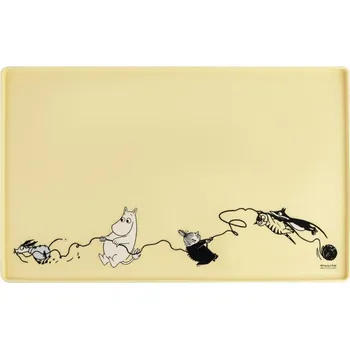 Miska pro psa Silikonová podložka pro domací mazlíčky 48x30 cm yellow, Muurla Finsko