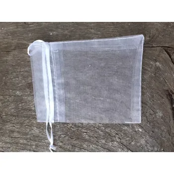 Materiál na výrobu šperku dárkový sáček bílý