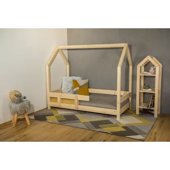 Dětská postel MAXIDO Dětská postel domeček Snílek 200x90 přírodní (Český výrobek)