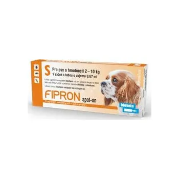 Antiparazitikum pro psa Fipron 67mg Spot-On Dog S sol 1x0,67ml