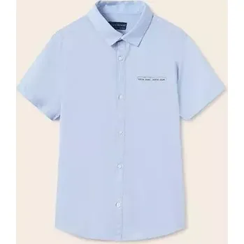 Chlapecká košile Chlapecká košile s krátkým rukávem Mayoral 6111-41 Light blue velikost 160