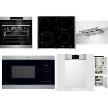 Set domácích spotřebičů AEG BSK792380M + AEG Mastery DirectTouch HK654070XB + AEG DPE5660M + AEG Mastery MSB2547D-M + AEG Mastery MaxiFlex FEE73517PM + AEG TSC6M181ES