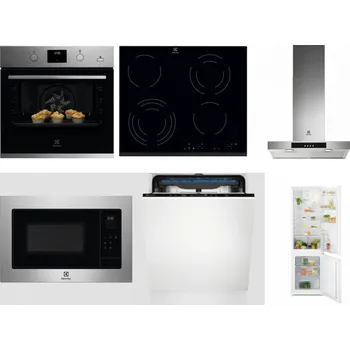 Set domácích spotřebičů ELECTROLUX KODGH70TX + ELECTROLUX EHF6343FOK + ELECTROLUX LFT426X + ELECTROLUX EMS4253TEX + ELECTROLUX EES48200L + ELECTROLUX LND5FE18S