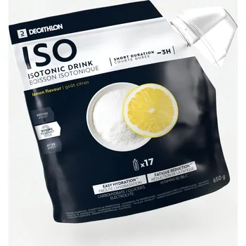 Iontový nápoj DECATHLON Isotonický nápoj v prášku ISO citrónový 650 g