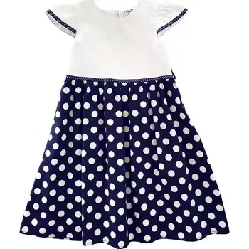 Oblečení a móda Dívčí šaty s puntíkatou sukní Topo in Fashion (11693-825)