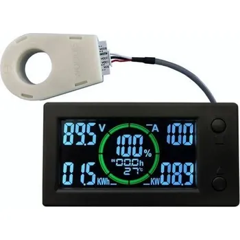 LCD Hall měř.nap.proudu a kapacity 0-300V 0-50A, s bluetooth WLS-PVA