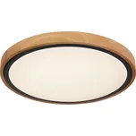 Globo 41764-12 BRUNO - Dřevěné LED stropní svítidlo, LED 12W, 3000-4500-6000K, Ø 30cm (Moderní LED stropní svítidlo se dřevěnou monturou)