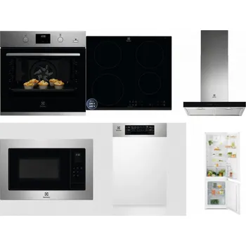 Set domácích spotřebičů ELECTROLUX KODGH70TX + ELECTROLUX LIR60433B + ELECTROLUX LFT766X + ELECTROLUX EMS4253TEX + ELECTROLUX EEM43300IX + ELECTROLUX LND5FE18S