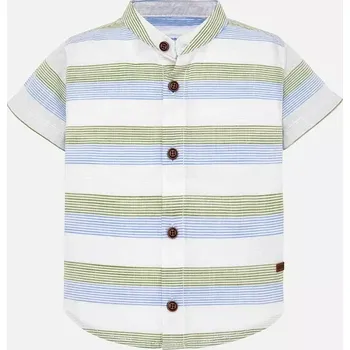 Chlapecká košile Chlapecká kostkovaná košile s krátkým rukávem Mayoral 1129-30 Oregano