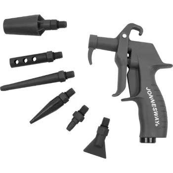 Ofukovací pistole Ofukovací pistole, kompozitní, se 6 nástavci - JONNESWAY JAT-6905S