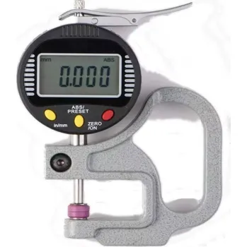 PRIDE Třmenový digitální tloušťkoměr, rozlišení 0,001 mm