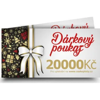 Pletivo Dárkový poukaz vánoční 20000 Kč