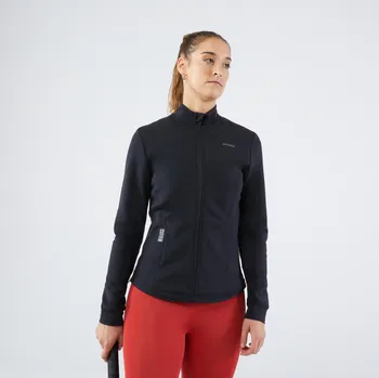 Dámská mikina KUIKMA Dámská tenisová mikina Dry 900 38 ČERNÁ