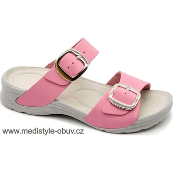 Dámská zdravotní obuv MEDISTYLE BERTA 3B-T15/2 pantofel růžová, růžová - 42