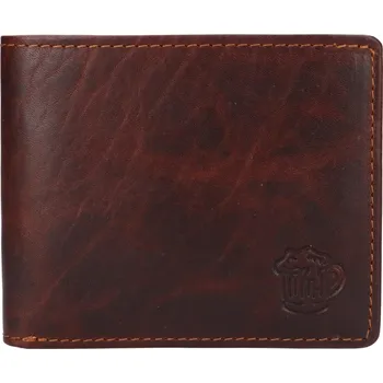 Peněženka Pánská kožená peněženka Lagen Sigmund - hnědá