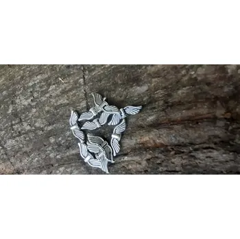 Materiál na výrobu šperku Andělská křídla 21x6,5x2,5mm