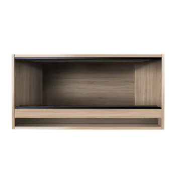 Terárium ReptiEye Terárium z lamina 80x40x40 světlý dub