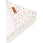 Little Dutch osuška s kapucí 75x75cm Květiny a motýli (TE50621450LD)