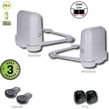 Pohon brány REVOKIT pro dvoukřídlou bránu do 2,3m/křídlo
