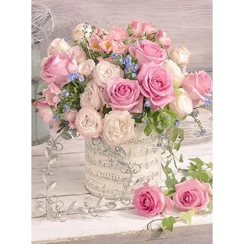 Diamantové malování DIAMANTOVÁ MOZAIKA SVATEBNÍ 01 - SLEVA -50%