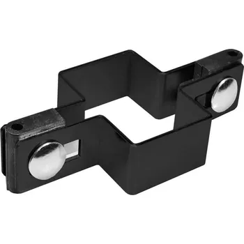 Příslušenství pro plot Úchyt panelu ke sloupku 62x62mm průběžný; šroub + vymezovač; Antracit