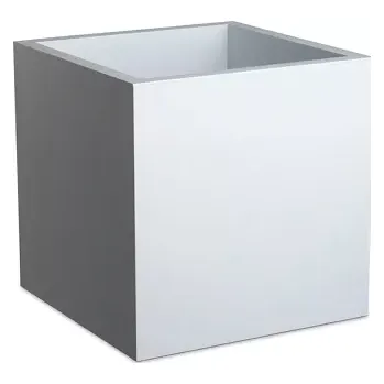 Květináč Erba Cube 40cm B (Květináč čtvercový (bílá))