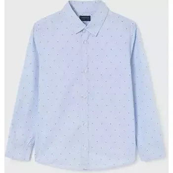 Chlapecká košile Chlapecká košile s dlouhým rukávem Mayoral 6116-82 Cielo