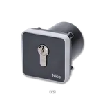 NICE Klíčový přepínač podomítkový, hliníkový kryt