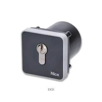 vypínač NICE Klíčový přepínač podomítkový, hliníkový kryt