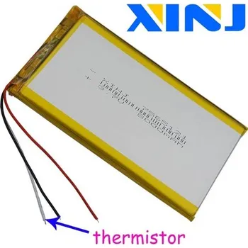 Akumulátor 7565121 3,7V 8000mAh Lipo drat 3 pin termistor