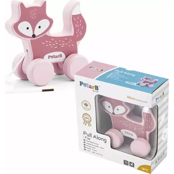 Hračka pro nejmenší Viga Dřevěná tahačka liška (440029)