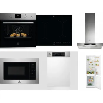 Set domácích spotřebičů ELECTROLUX KODGH70TX + ELECTROLUX EIV634 + ELECTROLUX LFT426X + ELECTROLUX EMS4253TEX + ELECTROLUX EEM43300IX + ELECTROLUX LND5FE18S