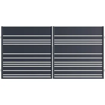 Pletivo LAVANDER brána dvoukřídlá s pohonem; 3500x1500mm