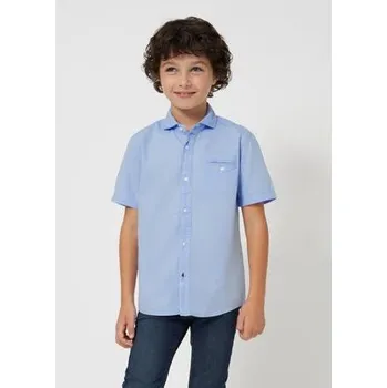 Chlapecká košile chlapecká košile s krátkým rukávem Mayoral 6116-31 velikost 140