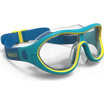 Potápěčská maska DECATHLON Dětská plavecká maska Swimdow s čirými skly MODRÁ