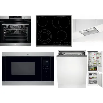 Set domácích spotřebičů AEG BSK792380M + AEG Mastery DirectTouch HK654070XB + AEG DGB3523S + AEG Mastery MSB2547D-M + AEG FSK73607Z + AEG TSC6M181ES
